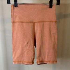 OFFLINE by Aerie High-Waist Coral Bike Shorts